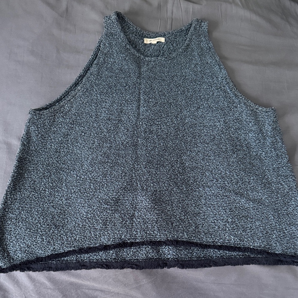 Madewell women’s Sleeveless Knit Top - Blue